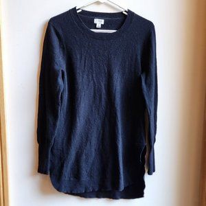 J. Crew Black Scoop Neck Sweater Size Small